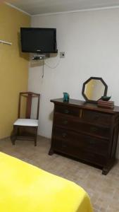 TV a/nebo společenská místnost v ubytování Hotel Fazenda Terra Ramos