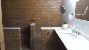 Koupelna v ubytování Hotel Fazenda Terra Ramos