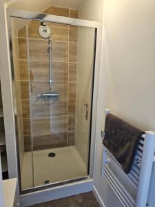 Koupelna v ubytování Logement de caractère en haute ville de Quimperlé