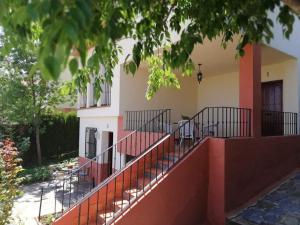 Balkón alebo terasa v ubytovaní Complejo rural Mirador del Condado