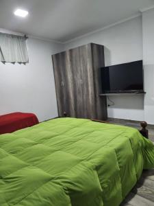 מיטה או מיטות בחדר ב-Don Mateo - Casa de Campo