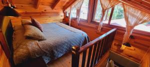 Postel nebo postele na pokoji v ubytování Villas de los Pinos 3
