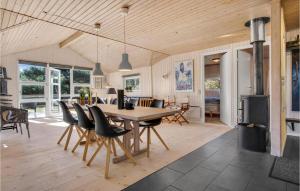 Χώρος καθιστικού στο Holiday Home Grærup Havvej Oksbøl I