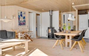 Χώρος καθιστικού στο Holiday Home Grærup Havvej Oksbøl I