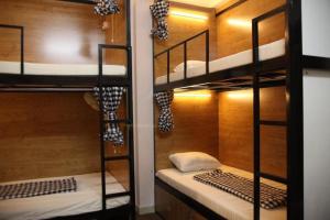 Postel nebo postele na pokoji v ubytování hostel 86 Hoang Mai