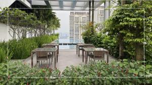 Zahrada ubytování Sri Murni Homestay Aurora Place Bukit Jalil
