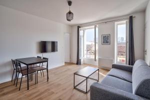 Χώρος καθιστικού στο Cosy Residence Paris Sud