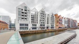 Widok na miasto Gdańsk z tego apartamentu