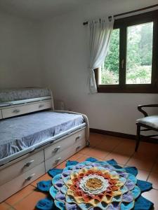 Cama o camas de una habitación en La Rotiza