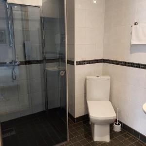 Koupelna v ubytování Citystop Majutuskeskus