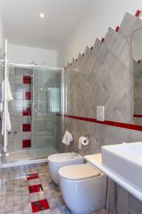 Koupelna v ubytování Hotel Bristol