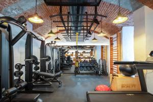 Fitness centrum a/nebo fitness zařízení v ubytování THE MANES Boutique Hotel Prague