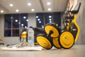 Fitness centrum a/nebo fitness zařízení v ubytování Tolip Olympic International City