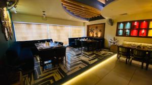 Hotel Amar Palace的休息区