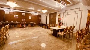 Hotel Amar Palace的休息区
