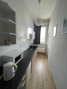 Kuchyň nebo kuchyňský kout v ubytování Business Center