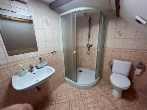 Kúpeľňa v ubytovaní Chalupy v Podkrkonoší- Chalupa Oto, Chalupa Prade