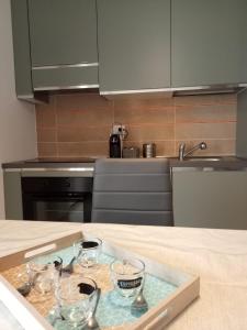 Kuchyň nebo kuchyňský kout v ubytování CASA RELAX MARE Vasto