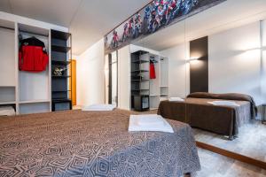 Katil atau katil-katil dalam bilik di Hotel Ciclamino
