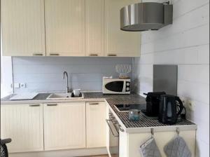 Kuchyň nebo kuchyňský kout v ubytování Petite maison avec jardin au coeur de Pornichet + 2 fotografie
