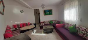 Posezení v ubytování RESIDENCE AL Hoceima 2 Minutes de prés de PLAGE CALABONITA