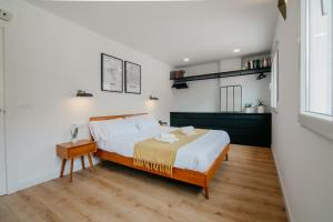 Posteľ alebo postele v izbe v ubytovaní tuGuest Carretera de la Sierra Apartment
