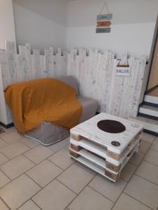 Posedenie v ubytovaní Chez Sabine et Patrick