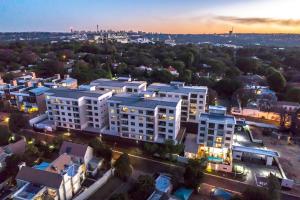 One Hyde Park Apartments Sandton dari pandangan mata burung