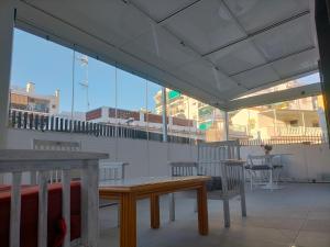 Balkón alebo terasa v ubytovaní Terraza del Bajondillo Torremolinos