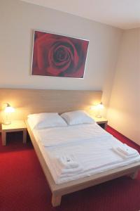 Posteľ alebo postele v izbe v ubytovaní Motel Subaru