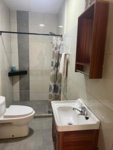 Baðherbergi á Curasita Colour Appartments & Resort - adres kaya Sucre nst 282
