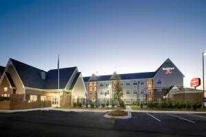 a rendering of a hotel with a parking lot at Residence Inn by Marriott Hattiesburg in Hattiesburg
