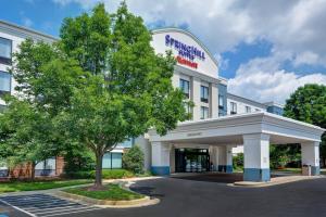 una representación de la parte delantera de un hotel en SpringHill Suites Lexington Near the University of Kentucky, en Lexington