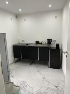 Kjøkken eller kjøkkenkrok på PrimeBnb LuxusApartment
