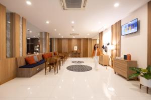 Χώρος καθιστικού στο Sumittaya Chiangmai Hotel