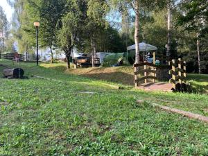 A garden outside Camping & Chalet Pian della Regina
