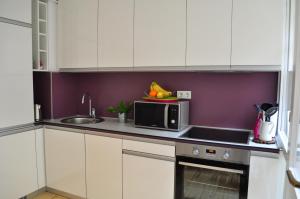 Kuchyňa alebo kuchynka v ubytovaní Apartments City&style