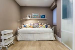 Posteľ alebo postele v izbe v ubytovaní Gran vivienda en la Rambla!