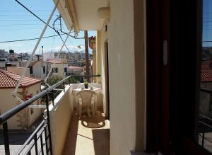 A balcony or terrace at Charming apartment in Halepa!