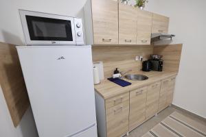 Kuchyň nebo kuchyňský kout v ubytování Fara No71 apart 3 + 14 fotografií