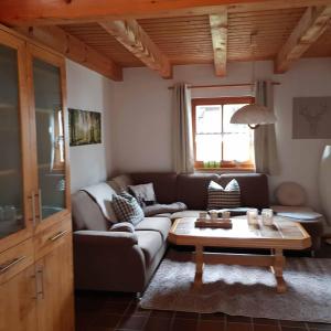 Χώρος καθιστικού στο Ferienhaus Sepp
