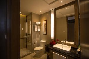 Ein Badezimmer in der Unterkunft Metropolo, Shanghai, Shibei