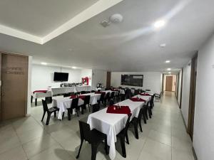 TV a/nebo společenská místnost v ubytování Hotel Valle de San Nicolas