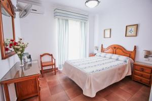 Кровать или кровати в номере Hostal Azul