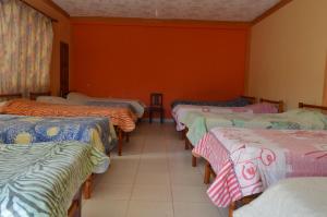 Postel nebo postele na pokoji v ubytování Hostal Coronel Pedro Arraya