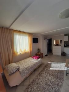 Postel nebo postele na pokoji v ubytování Apartman Cherry Gradac Valjevo