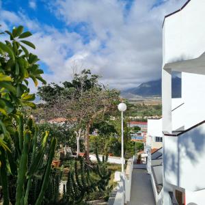 En generel udsigt til bjerge eller udsigt til bjerge taget fra lejligheden