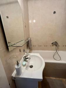 Et badeværelse på Apartment ARENA 28