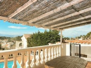 Balkón nebo terasa v ubytování Villa Mas Blau Munt