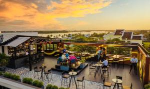 Balkón nebo terasa v ubytování Hoi An Delicacy Hotel & Spa